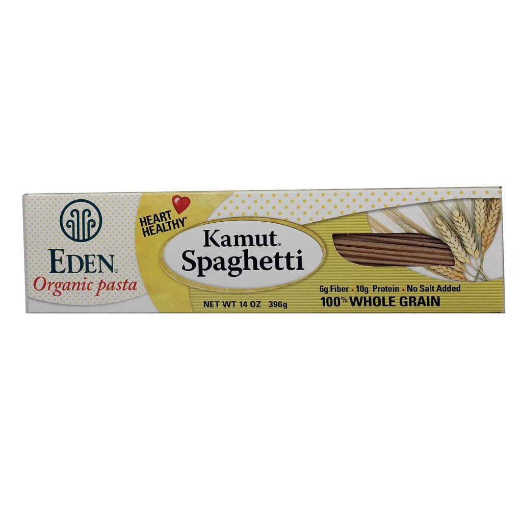 Spaghetti Kamut Orgânico Eden Foods 396g: Massa Integral Premium para sua Saúde