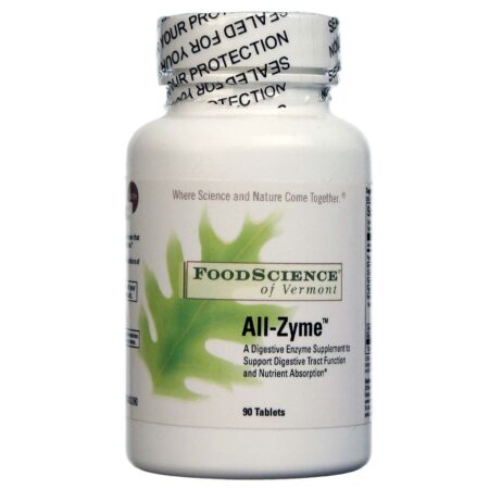 Food Science of Vermont, All-Zyme™ - 90 Tabletes