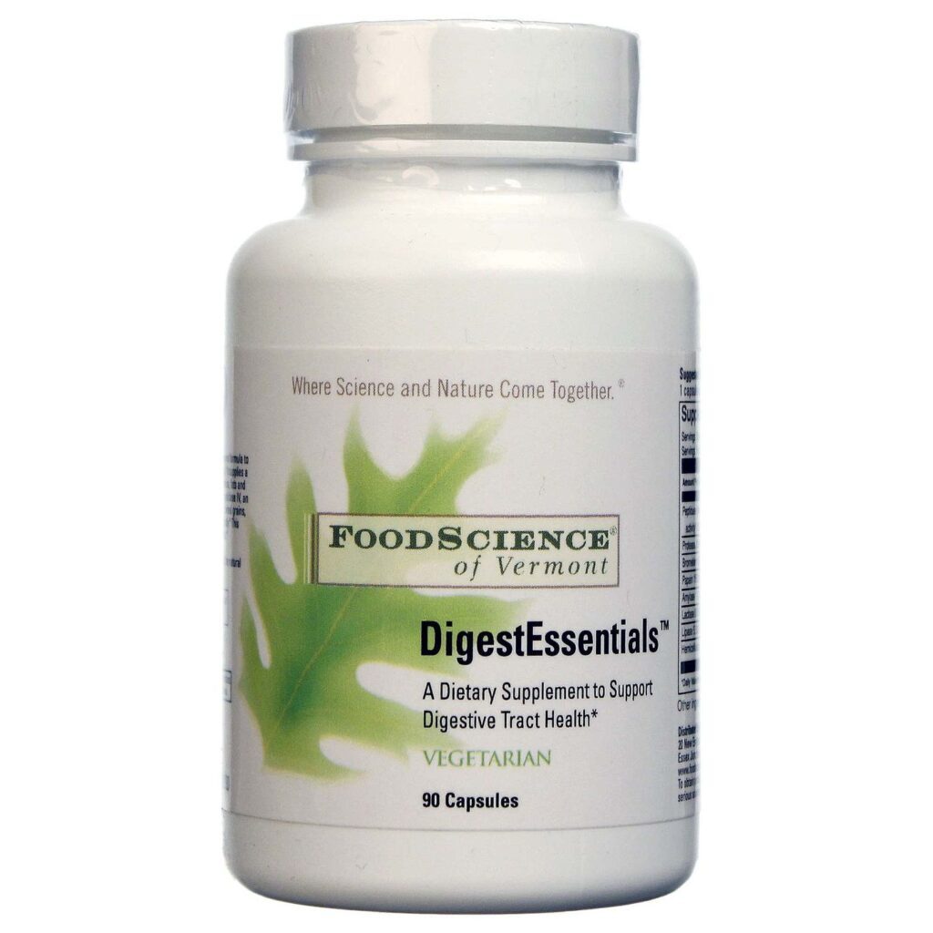 Food Science of Vermont DigestEssentials 90 Cápsulas Vegetarianas - Saúde Digestiva