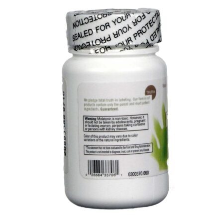 Food Science of Vermont Melatonina-3 60 Cápsulas: Sono Reparador e Bem-Estar - Imagem 3