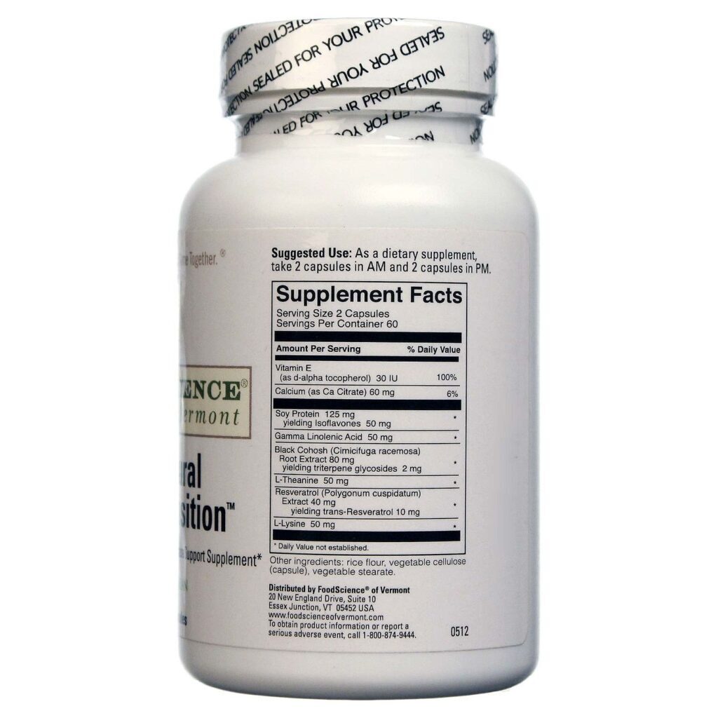 Food Science of Vermont Transição Natural 120 Cápsulas - Saúde e Bem-Estar - Imagem 2