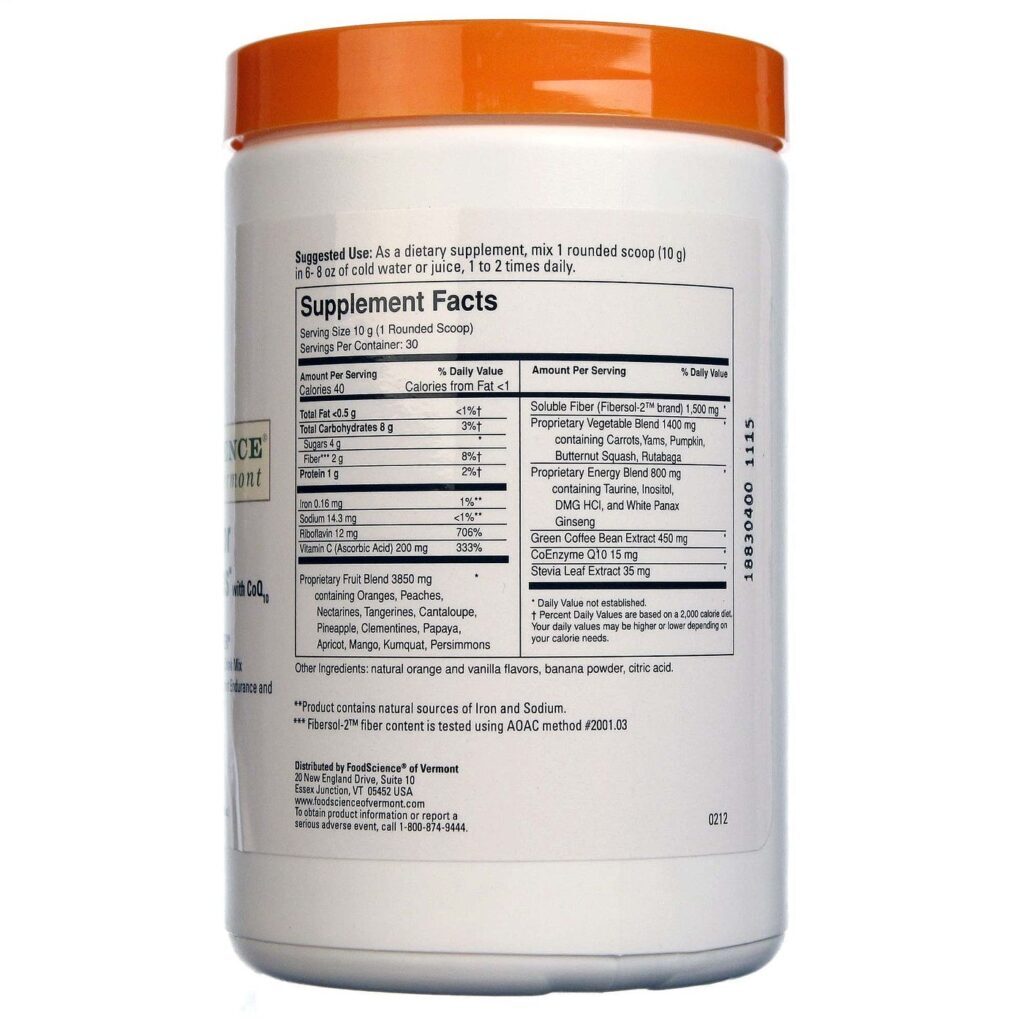 Food Science of Vermont Laranjas Superiores 299g: Energia e Bem-Estar para o seu Dia - Imagem 2