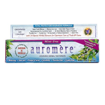 Auromere, Creme Dental de Ervas Ayurvédica - 117 g