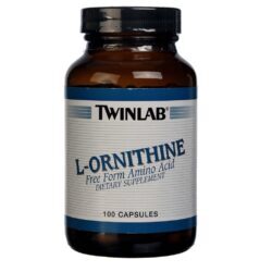 Twinlab L-Ornitina 500 mg - 100 Cápsulas: Energia e Bem-Estar para o Dia a Dia Brasileiro