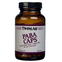 Twinlab PABA 500 mg - 100 Cápsulas: Energia e Bem-Estar para o Dia a Dia Brasileiro