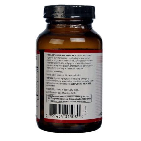 Twinlab Super Enzimas Cápsulas 50 Cápsulas - Digestão e Bem-Estar - Imagem 3