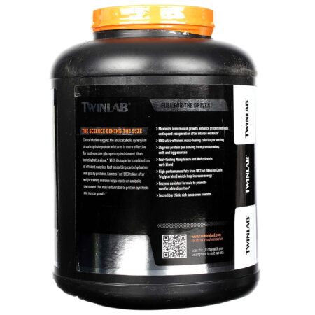 Twinlab, Gainers Fuel™, Sabor Milkshake de Chocolate - 2.8 Kg (6,17 lbs) - Image 2