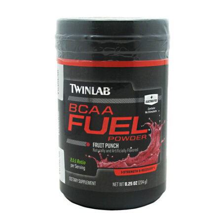 Twinlab BCAA Fuel Powder, Fruit Punch - 8.25 oz