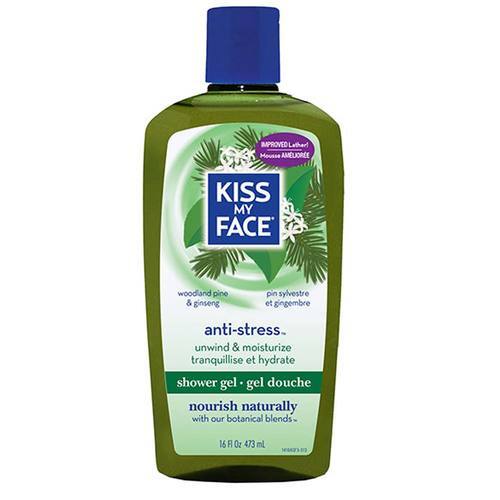 Gel de Banho Kiss My Face Anti Estresse Pinheiro e Ginseng - 473ml: Relaxe e Revigore sua Pele