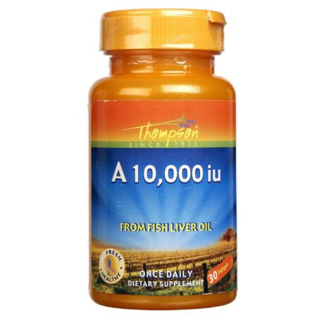 Thompson, Vitamina A 10.000 UI - 30 Cápsulas de gel