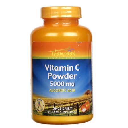 Thompson, Vitamina C em Pó 5,000 mg - 8 oz/ 225 g