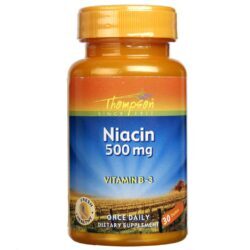 Thompson Niacina 500 mg 30 Tabletes: Essencial para sua Saúde e Bem-Estar