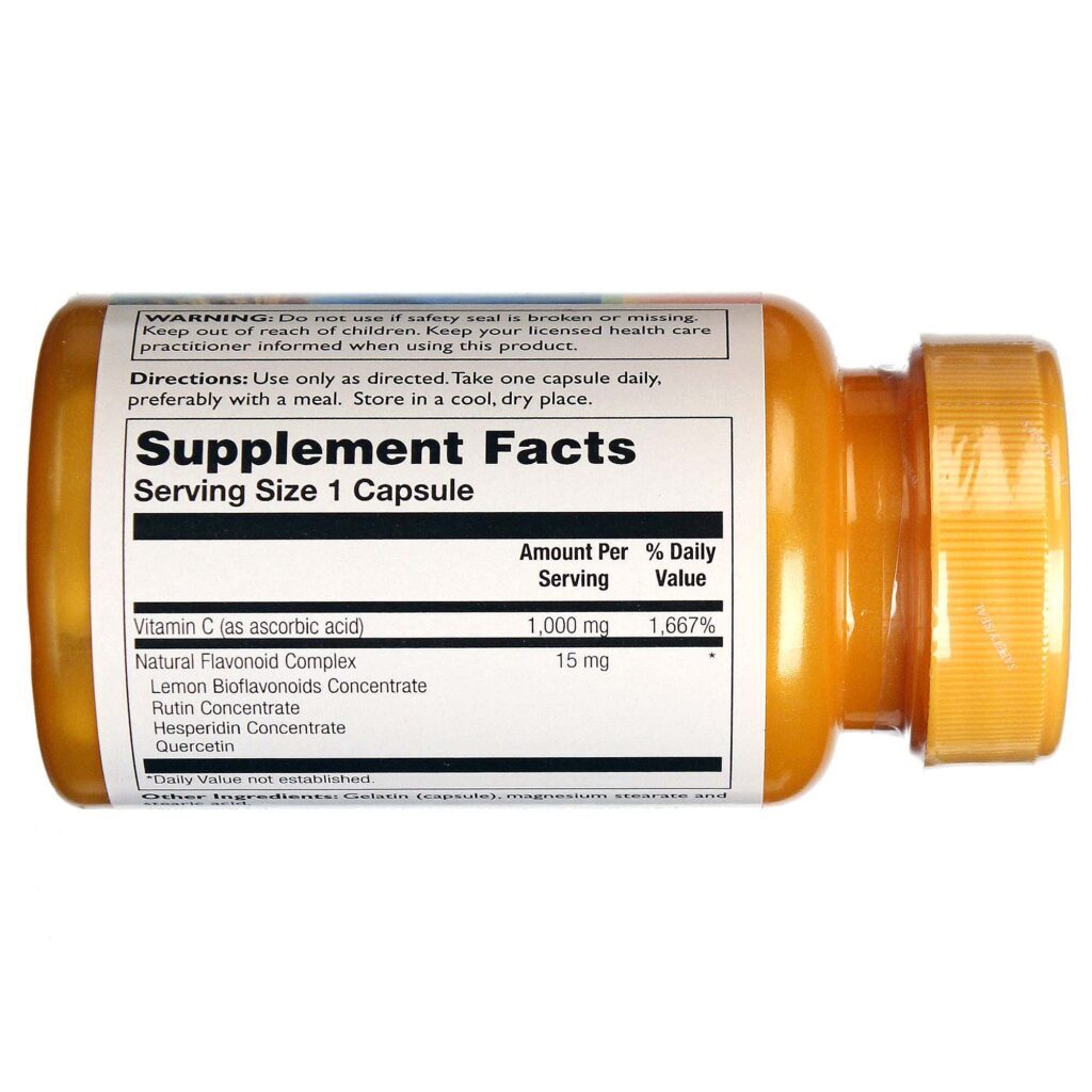 Vitamina C 1000 mg Thompson com Bioflavonóides - 60 Cápsulas | Imunidade e Energia - Imagem 2