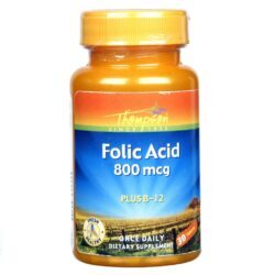Ácido Fólico Thompson 800 mcg - 30 Tabletes: Sua Dose Diária de Bem-Estar no Brasil