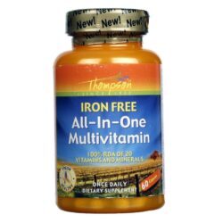 Thompson Multivitamínico Tudo em Um Sem Ferro - 60 Cápsulas: Energia e Vitalidade Diária