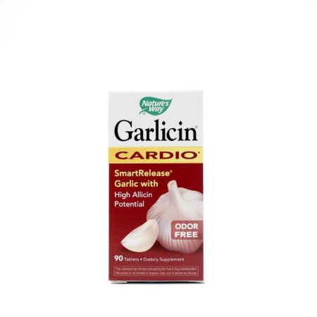 Nature's Way, Garlicin® Saúde Cardiovascular - 90 Tabletes