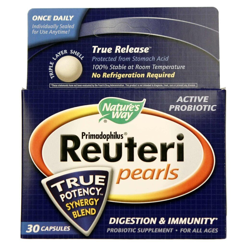 Nature's Way Primadophilus Reuteri 30 Pérolas: Probiótico Essencial para Saúde Digestiva no Brasil