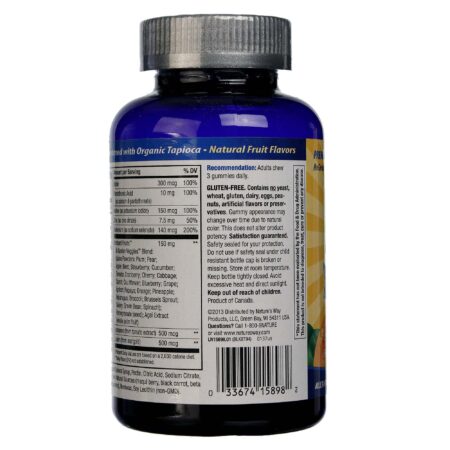 Nature's Way, Multivitamínico Multimineral para Homens 50+ Alive!® - 75 Gomas - Image 3