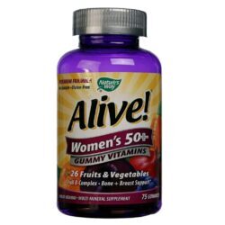 Nature's Way Alive!® Mulheres +50: 75 Gomas de Multivitamínico Essencial para Saúde e Vitalidade
