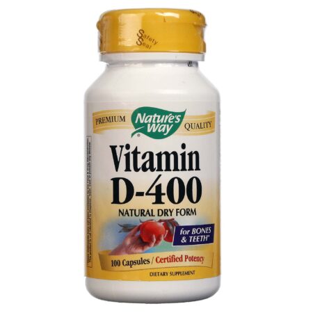 Nature's Way Dry Vitamina D Cápsulas 100 Cápsulas