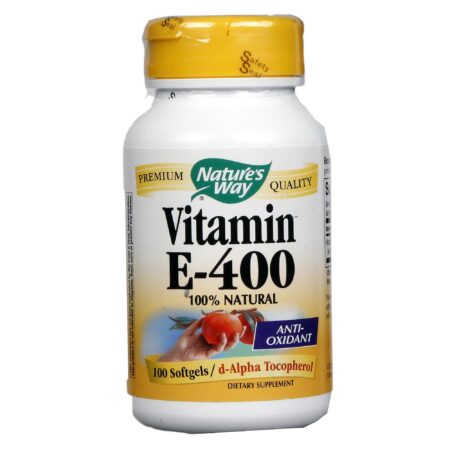 Nature's Way, Vitamina E-400 - 100 Cápsulas