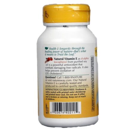 Nature's Way Vitamina E-400 100 Cápsulas: Potencialize Sua Saúde e Bem-Estar - Imagem 3