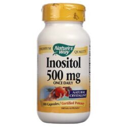 Nature's Way Inositol 500 mg - 100 Cápsulas: Bem-Estar e Equilíbrio para Você