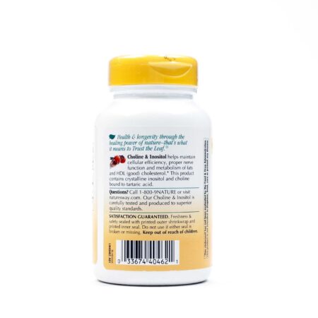 Nature's Way, Colina e Inositol - 500 mg - 100 Cápsulas - Image 3