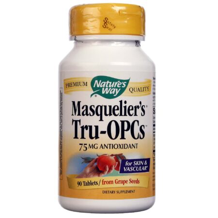 Nature's Way, Antioxidante do Masquelier Tru-OPCs - 90 Tabletes