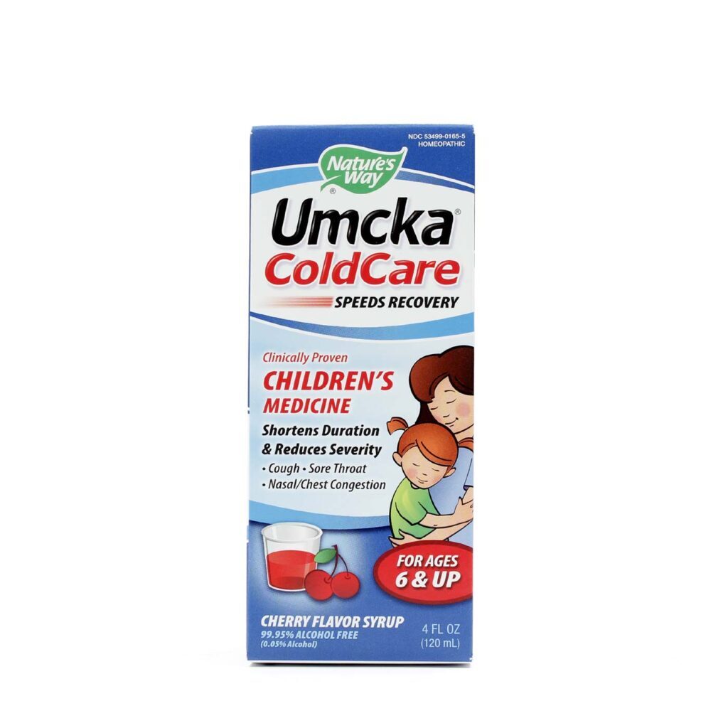 Nature's Way Umcka® Cuidados do Resfriado para Crianças - 120 ml: Alívio Natural e Rápido
