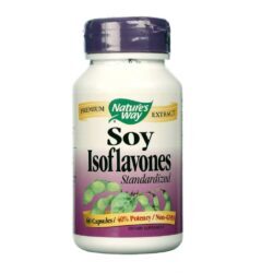 Nature's Way Isoflavonas de Soja Padronizadas 40% 60 Cápsulas - Bem-Estar Feminino