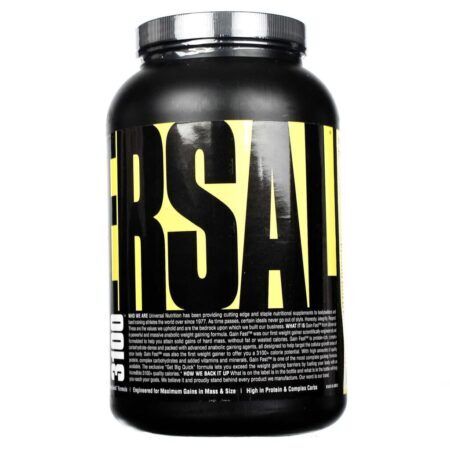 Universal Nutrition Gain Fast 3100 Chocolate 2.3kg - Ganho de Massa Muscular - Imagem 3