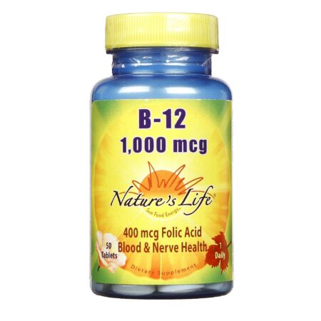 Nature's Life B-12 1000 mcg 50 Tabletes