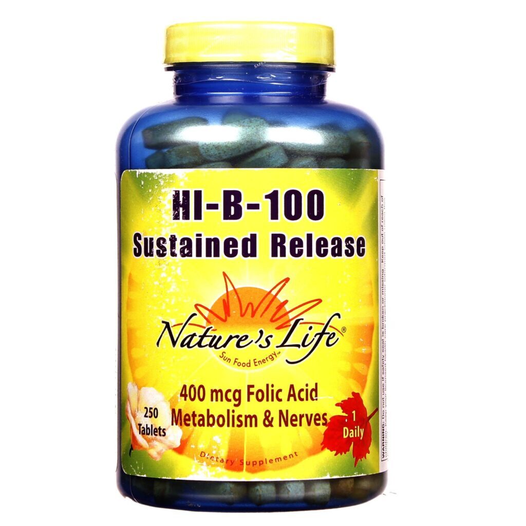 Nature's Life Hi-B-100: 250 Tabletes - Complexo B para Energia e Bem-Estar no Brasil