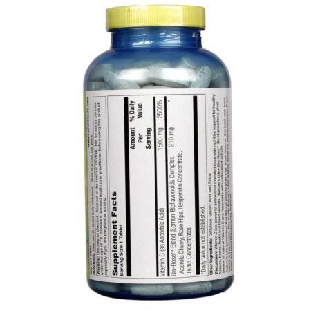 Nature's Life C-Complexo 1500 mg 250 Tabletes: Sua Dose Diária de Imunidade e Vitalidade - Imagem 2
