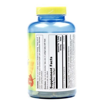 Nature's Life Vitamina E 1000 IU 100 Cápsulas - Seu Aliado Essencial para a Saúde - Imagem 2