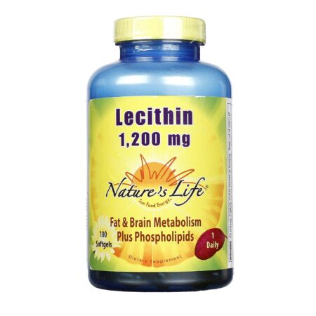 Nature's Life, Lecitina 1.200 mg - 100 Cápsulas