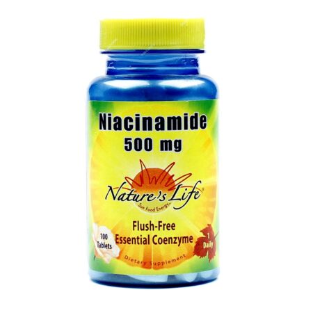 Nature's Life, Niacinamida 500 mg -100 Tabletes