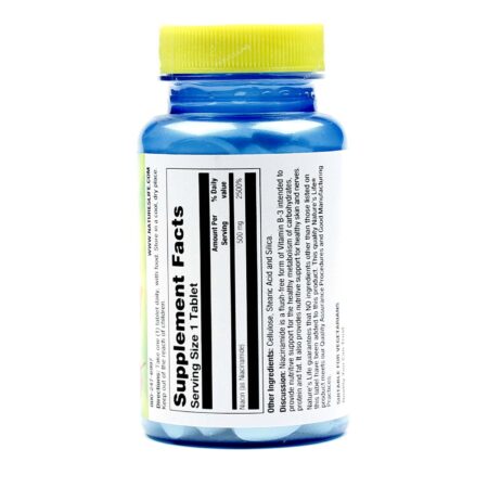 Nature's Life, Niacinamida 500 mg -100 Tabletes - Image 2