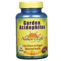 Nature's Life Probiótico Garden Acidophilus 100 Cápsulas - Saúde Intestinal Completa