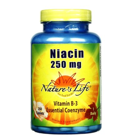 Nature's Life Niacina 250 mg 250 Tabletes