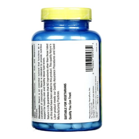 Nature's Life Niacina 250 mg 250 Tabletes - Image 3