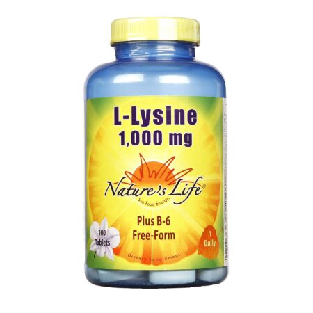 Nature's Life L-Lisina 1000 mg 100 Tabletes