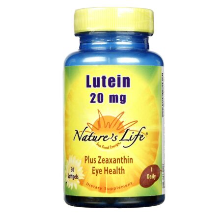 Nature's Life A luteína 20 mg 30 Cápsulas