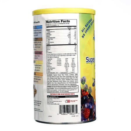 Nature's Life, Proteína de Arroz Super Blue, Sabor Blueberry - 488 g - Image 3