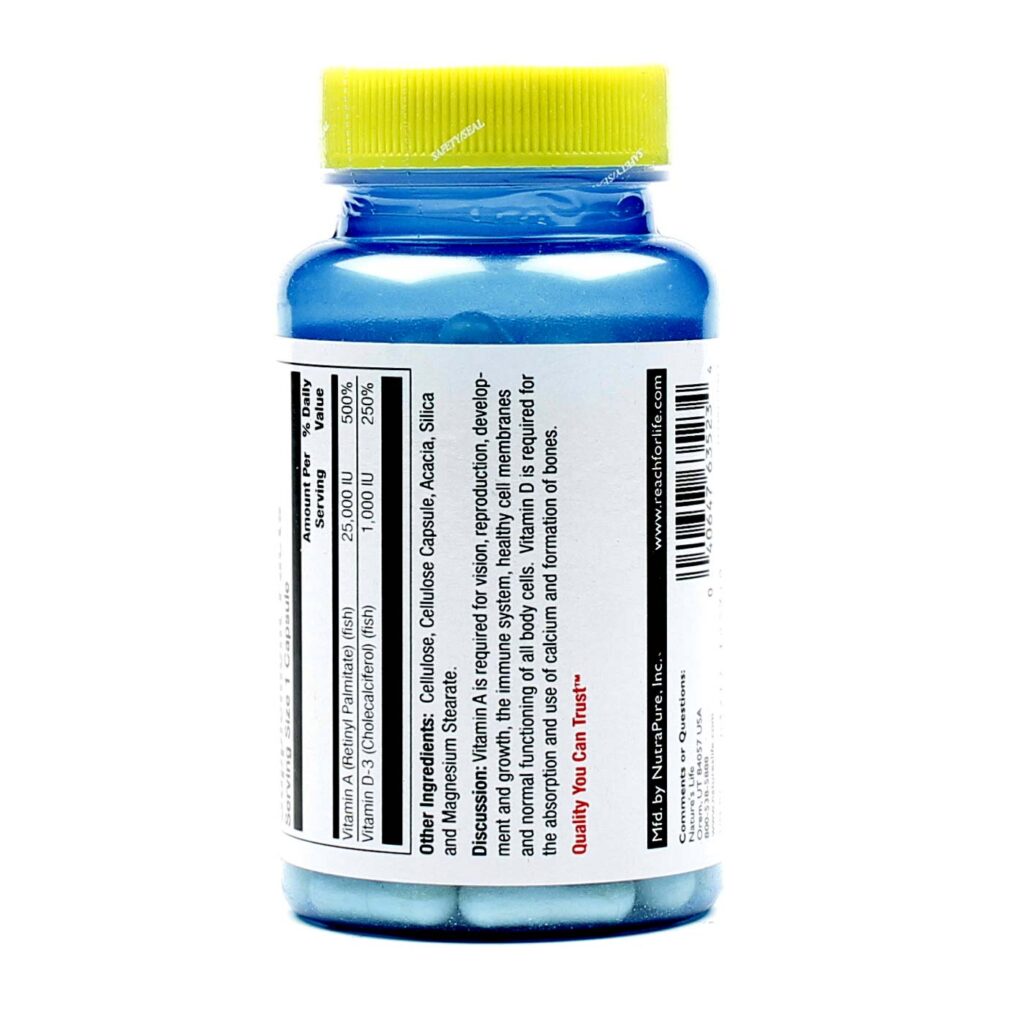 Nature's Life A&D 25.000 UI / 1000 IU: Saúde Imunológica e Óssea no Brasil - Imagem 3