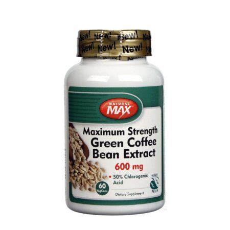 NaturalMax, Extrato de Café Verde, Força Máxima - 60 Cápsulas Vegetarianas