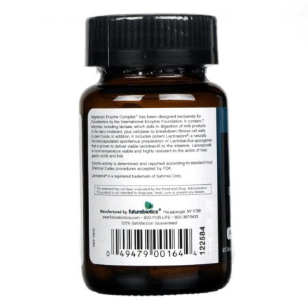 Futurebiotics Complexo de Enzimas Vegetarianas - 90 Comprimidos: Digestão e Bem-Estar - Imagem 3