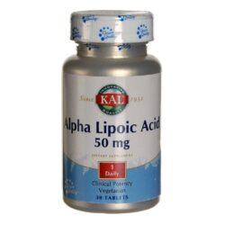 Kal Ácido Alfa-Lipóico 50mg 30 Tabletes - Antioxidante Essencial para sua Saúde