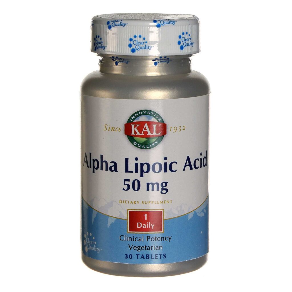 Kal Ácido Alfa-Lipóico 50mg 30 Tabletes - Antioxidante Essencial para sua Saúde